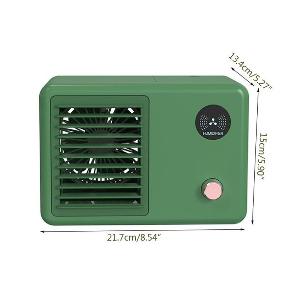 

electric fans mini movable deskhumidification spray fan portable smart personal cooling f42b