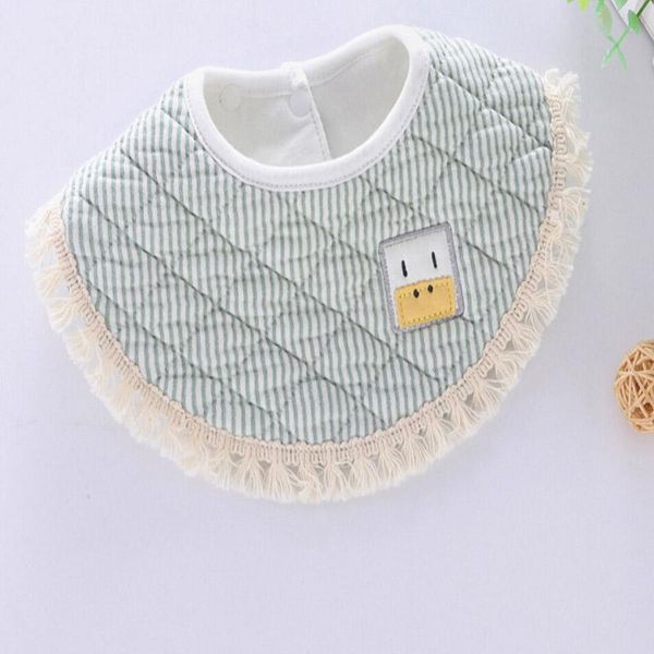 

hair accessories baby bibs saliva towel european lace burp cloth triangle cotton scarf infant bandana clothing accessory bib, Slivery;white