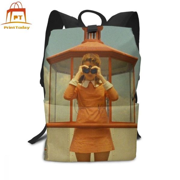 

backpack orange backpacks trending teen bag men's - women's print schoolbag bags