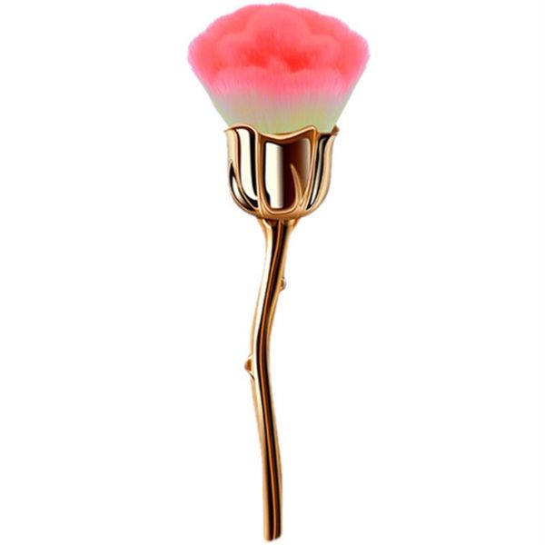 

makeup brushes powder brush rose shape dense soft round face blush contour make up tool