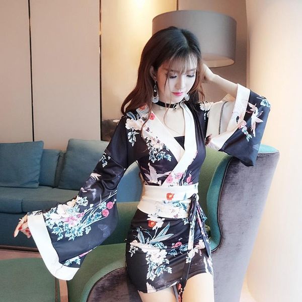 

traditional japanese kimonos geisha cosplay kimono haori obi yukata japones dresses costume ethnic clothing, Red