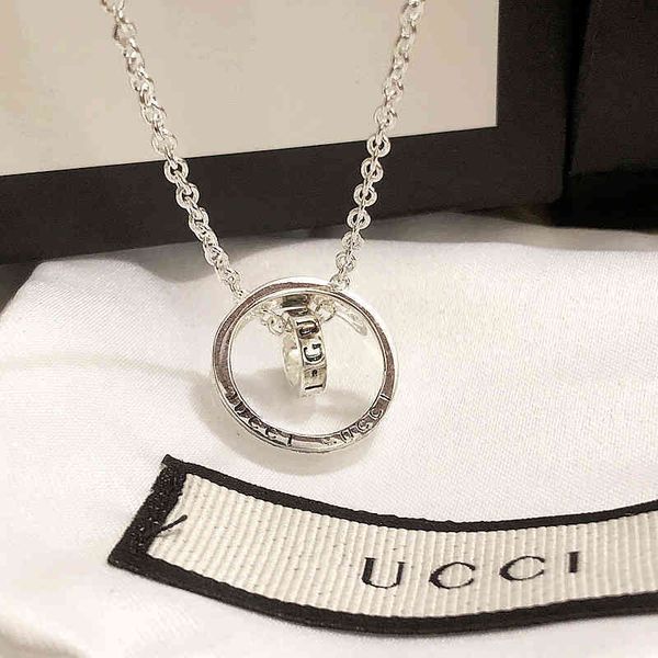 

85% off factory clearance the ancient double necklace of the silver and rings, voice female, ins red tide.14