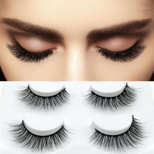 

pairs cilia natural false eyelashes fake lashes long makeup 3 d mink eyelash extension glam for beauty1