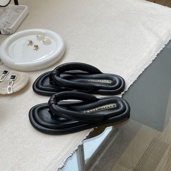 

slippers shoes flat low luxury slides rubber flip flops slipers women shale female beach platform designer hawaiian, Black