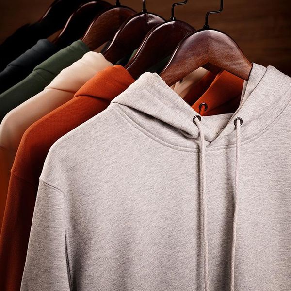 

men's hoodies & sweatshirts exquisite material 2021 autumn men casual minimalist sweatshirt o-neck embroidery logo plus size basic pull, Black