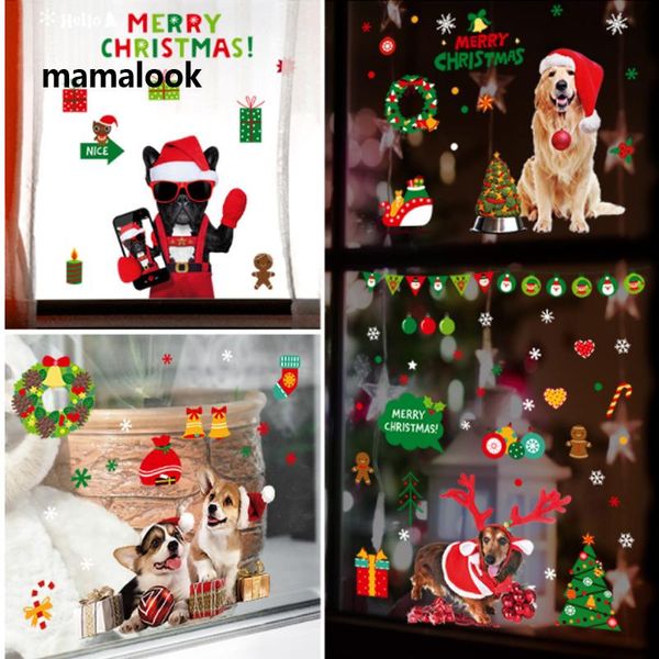 

wall stickers christmas window decoration electrostatic glass doors and windows holiday