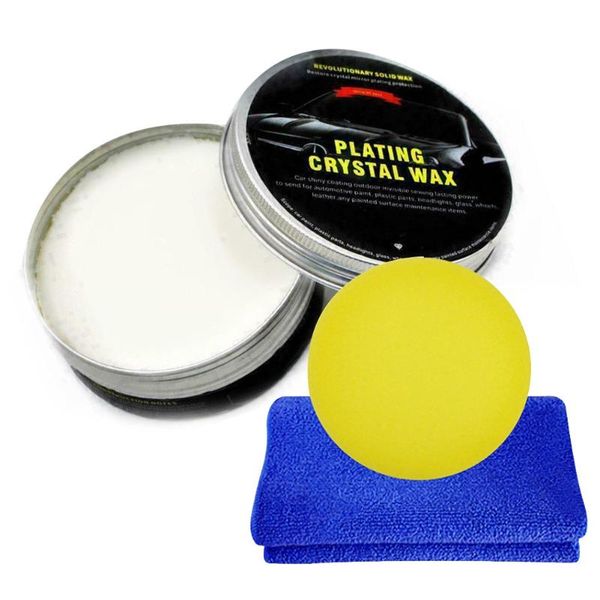 

car sponge wax crystal electroplating suit hard bright paint care coating white