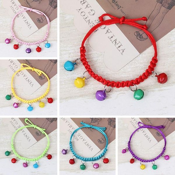 

cat collars & leads collar bell sound ring hand-woven multiple bells position