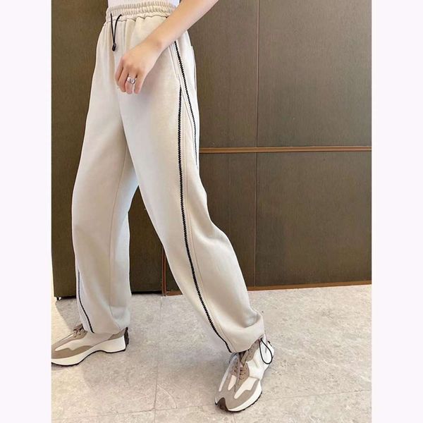 

Cool and sweet casual pants with loose elastic waist, Gray