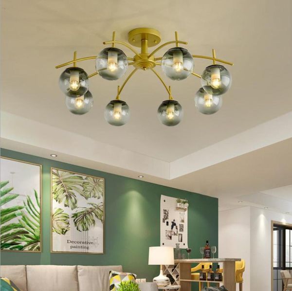 

ceiling lights 2021 magic bean lamp nordic modern minimalist creative lighting bedroom room small living dining