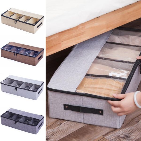 

storage drawers linen underwear bra socks closet drawer wardrobe organizer shoes box with transparent cover under bed container