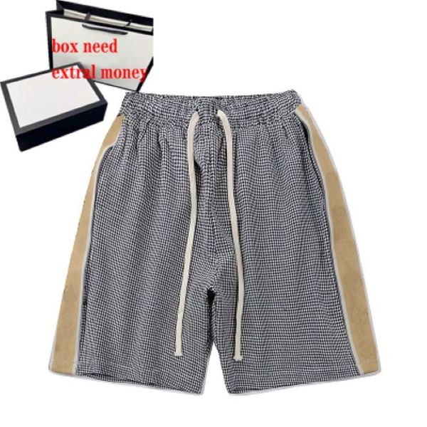 

men's plaid printing shorts boy fashion street short mens outdoor casual short-pants shorts summer relaxed short-pant, White;black