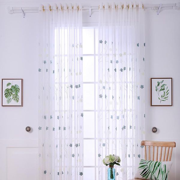 

curtain & drapes style curtains for living room bedroom study screen pastoral embroidered window shading rate 41%-85%