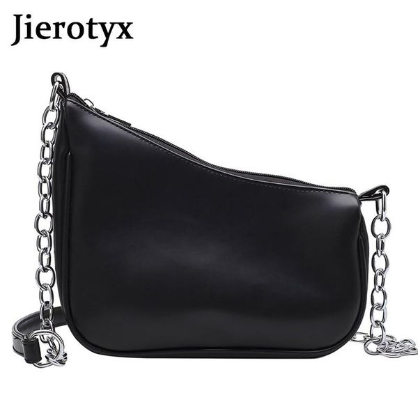

evening bags jierotyx 2021 arrivals women shoulder solid casual soft leather female super large space street style ship