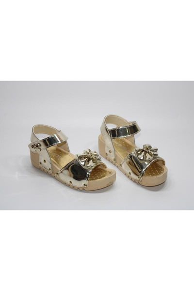 

sandals girl child adjustable sealant base gold summer everyday-evening, Black