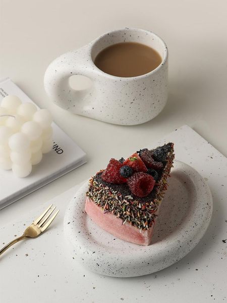 

nordic couple mugcreative personality lovely girl cup simple ceramic coffee gift in package dish mugs