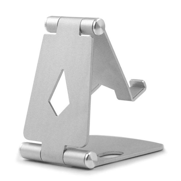 

deskphone stand mini double folding aluminum alloy metal cell mounts & holders