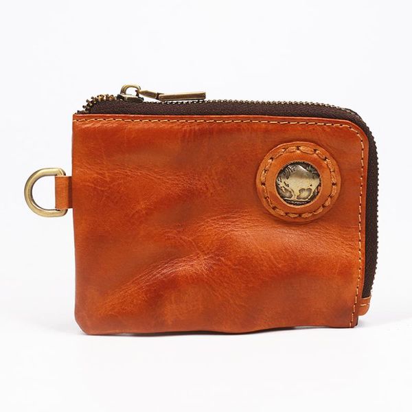 

wallets 2021 genuine leather wallet men women male vintage short small slim zipper purse card holder with coin pocket money bag, Red;black