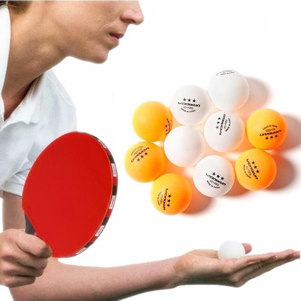 

6/10pcs pinpong balls for table tennis 3 star 3g 40+mm abs material training ball sport game kids trainer equipment