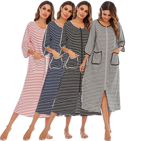 

women's sleepwear women bathrobe leopard kimono winter autumn casual mesh nightwear elegant bathroom spa robe, Black;red