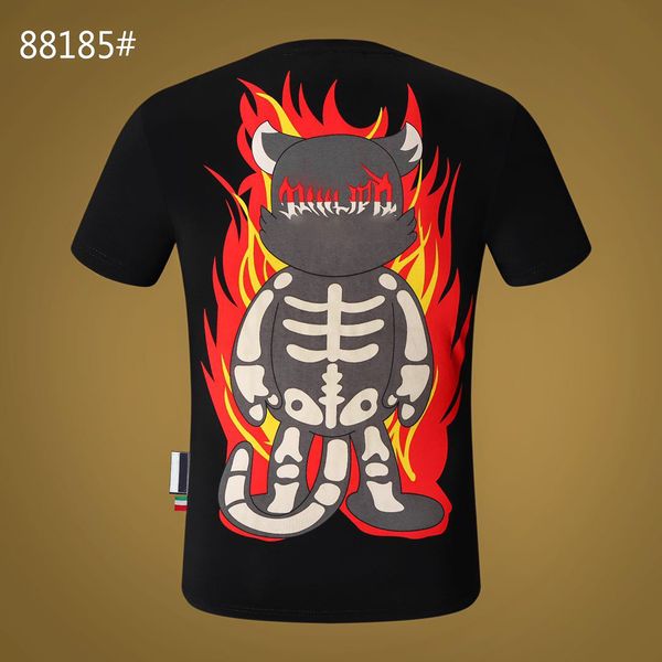 

88185 bears 22ss new t shirt brand t-shirts for men pack white t-shirts designer tee mens cotton rhinestone plus size m-3xl tech fleece des, White;black