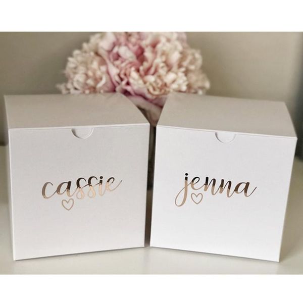 

gift wrap personalized rose gold boxes mug box 5x5x5 custom bridesmaid proposal