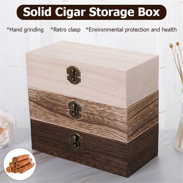 

storage bags flip solid wood box gift rectangular packing wooden handmade case accessories