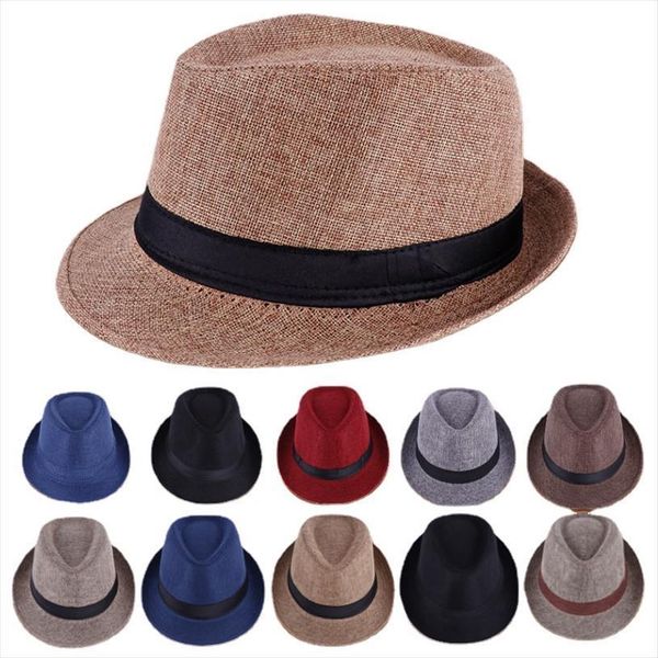 

mens hats fedoras jazz plaid hat bowler classic version chapeau, Blue;gray
