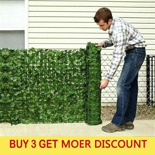 

decorative flowers & wreaths artificial plant leaf fence, privacy hedge panel decoration for garden / courtyard 2021 style