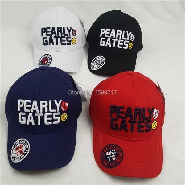 

golf hat golf cap pearly gates baseball cap outdoor hat sunscreen shade sport golf hat 220117, Black;white