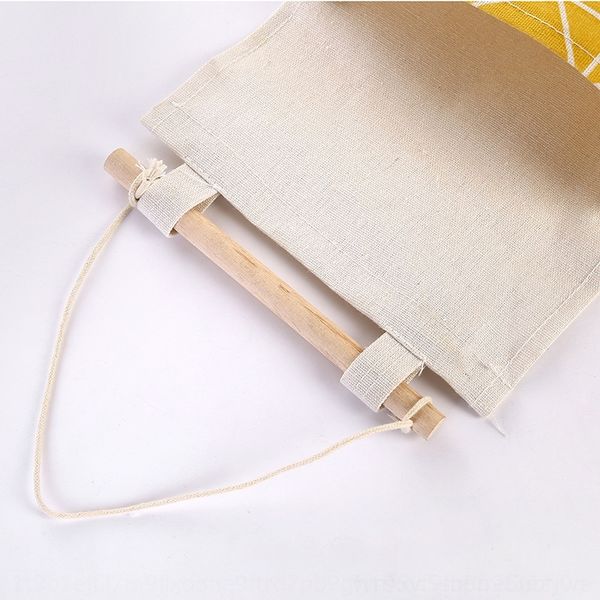 

ng8 waterproof and hemp cotton linen storage bags cotton linen hanging fabric three pocket storage bag behind door