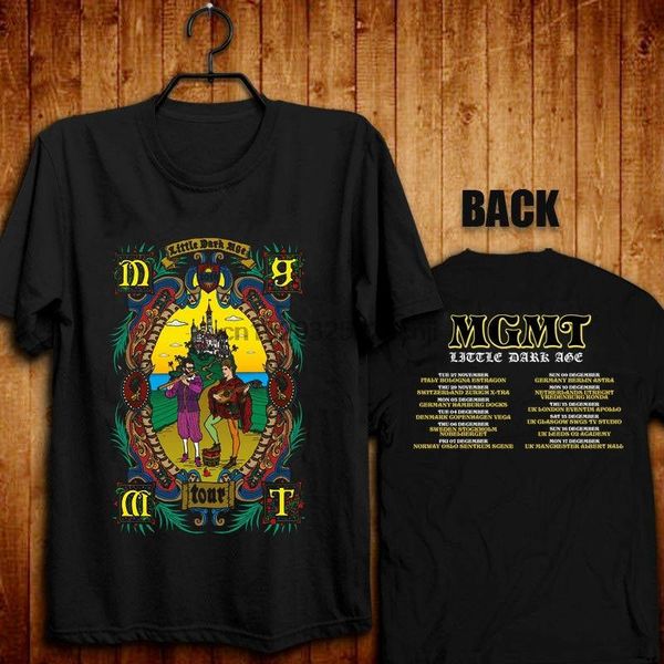 

little dark age tour 2021 t shirt men's t-shirts, White;black