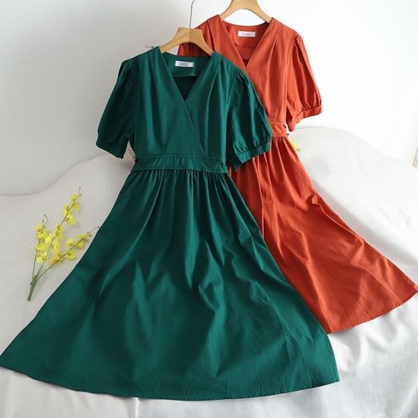 

casual dresses green vintage dress waist was thin temperament fairy summer long female beach a-line vestido m69m, Black;gray