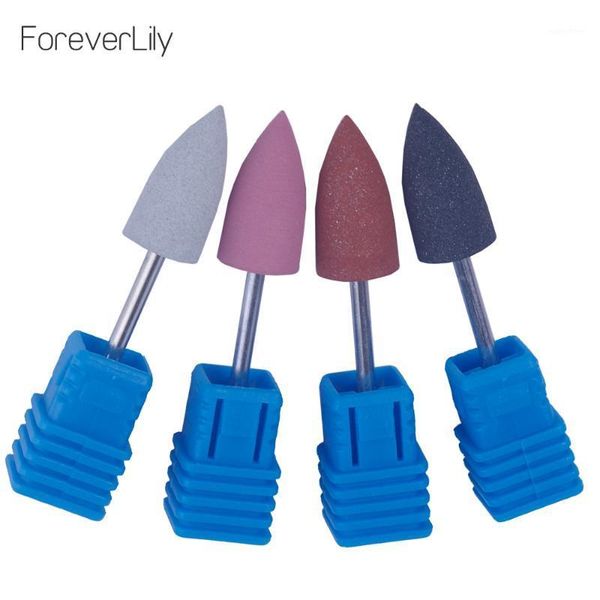 

1pcs head silicone nail drill bits polisher grinders mill cutter accessory for electric manicure drills machine1