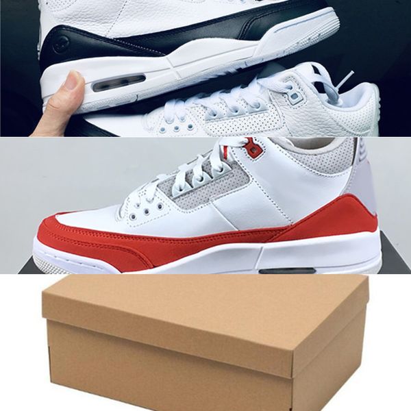 

jumpman 3 3s shoe fragment design black white mens basketball shoesc2y0