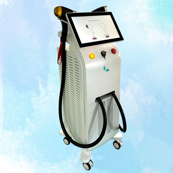 

high power double handle diode laser hair removal machine hair remover, Black