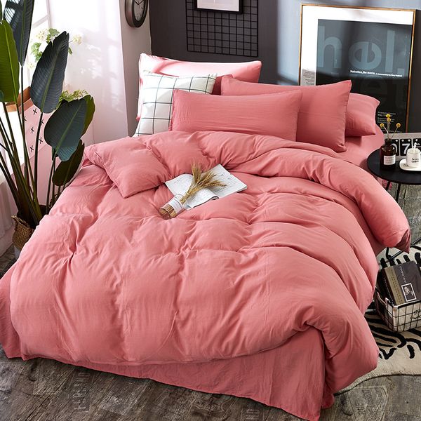 

four quilt cover, bedding sheet, double bed, three piece dormitory