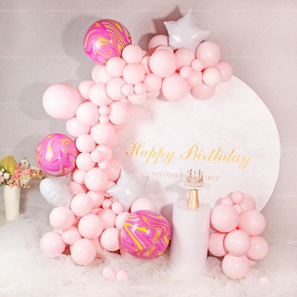 

party decoration pink balloon chain combination birthday wedding supplies baby shower balloons