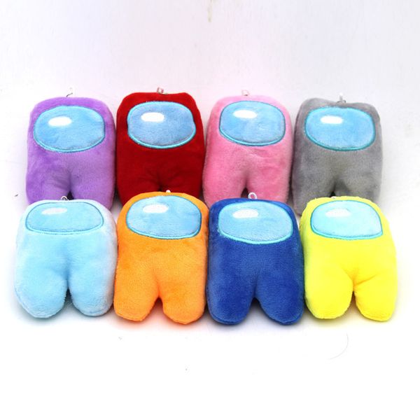 

plush toys hanging around the game