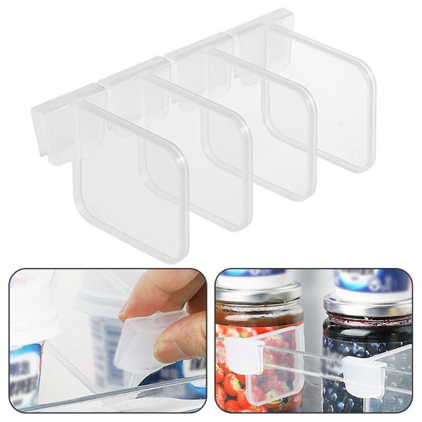 

kitchen storage & organization 4 pcs refrigerator partition board combination tools snap type bottle can shelf sorting