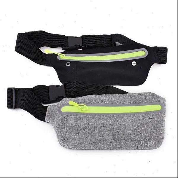 

hidden sports belt waterproof waist bag ultra thin light run cell phone fanny pack