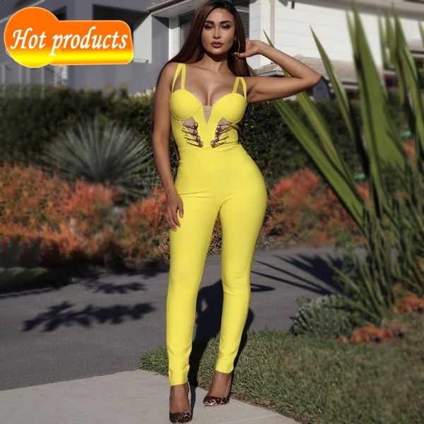 

women's jackets you arrival pin bandage overalls spaghetti girdle v neck crochet mend celebrity slumber 4oyb, Black;brown