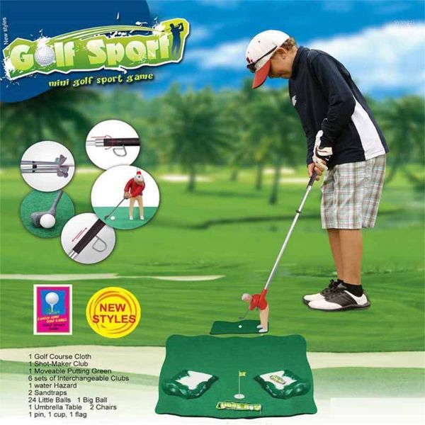 

mini golf professional practice set ball sport children's doll toy club sports games training complete of clubs1