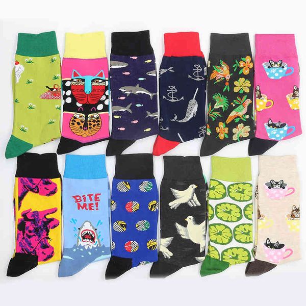 

cotton socks, men women, interesting warm, winter christmas, embossed animal factories with cats, direct shipment, Black;white