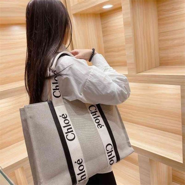 

factory er printing stripe single shoulder large capacity bag canvas women's japanese leisure [finished on july 21] luxuryss designerss