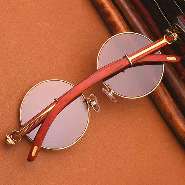 

luxury designer glasses vazrobe glass sunglasses male women vintage round sun glasses for men ladies retro small wood stone lens brown anti, White;black