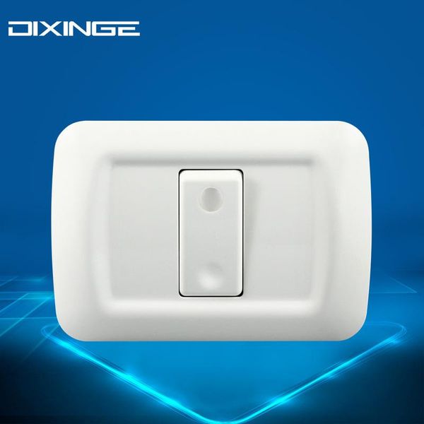 

smart home control italian standard 118mm pc panel wall switch for household power supply 1 gang 1way 250v 16a