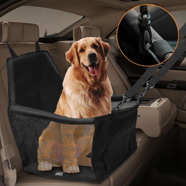 

seat cushions pet dog car cover pad portable breathable adjustable straps puppy safety bag elevated for travel driving