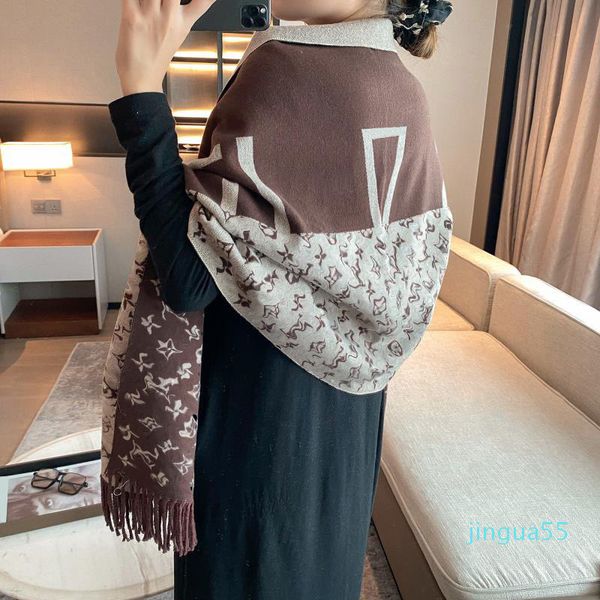 

fashion women's luxurys designers scarf fashion wraps winter warm scarves party decoration style good, Blue;gray