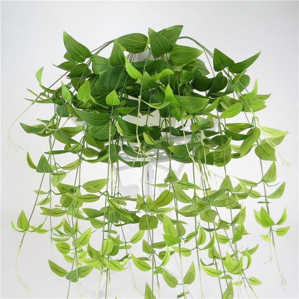 

decorative flowers & wreaths artificial cloth clematis fake flower garland leaves hanging vine leaf foliage plants for indoor outdoor weddin